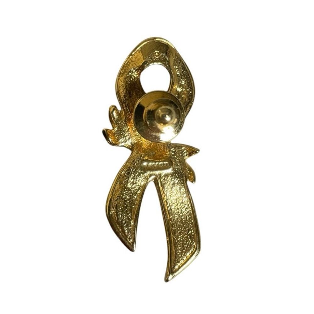 Vintage Avon Breast Cancer Awareness Ribbon Brooch Pin - Picture 2 of 2